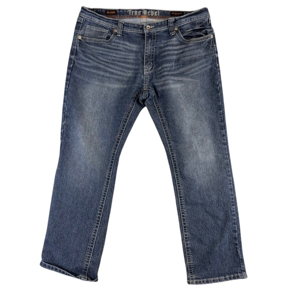 True Rebel 900 Series 805 Straight Fit Jeans Medium Wash 38W 30L